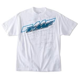 FMF Apparel Helixx T-Shirt - Large/White Decals FMF 886479446217