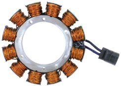 Alternator stator,unmolded bt 89/96(ex efi) st & dyna 97/99,32 amp,rpls hd 29970-88c-by-Accel Stators & Winding Accel 17819