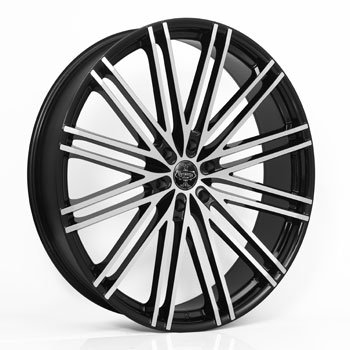 22 Wheels Rims Versante Ve227 22x9 Black Machined Face 6 Lug 6x135 6x139.7 Car Versante ve227229524952695bm