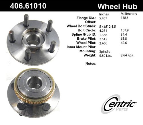 Hub Assemblies Centric 406.61010