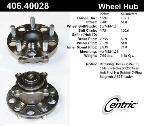 Hub Assemblies Centric 406.40028