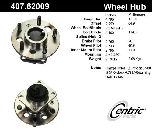 Hub Assemblies Centric 407.62009E