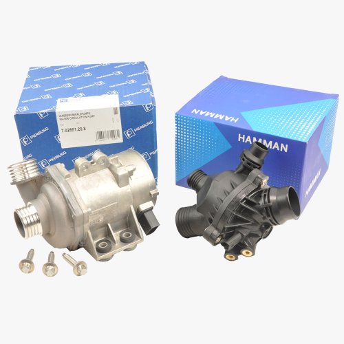 Water Pumps Pierburg 112 06042 069 , 70 28 51208 , 70 02 94170 , 11 51 75 86925 , 41 00 8697D ,  11 51 75 63183 , 11 51 03 92553 , 11 53 75 49476 , 11 20 6 042 069 , 11 51 7 586 925 , 41008697D ,  11 51 75 63183 , 11 51 0 392 553 , 11 53 7 549 476  , 11206042069 , 702851208 , 700294170 , 11517586925 , 11517563183 , 11510392553 , 11537549476 , 11 20 6 042 069 ,  11 51 7 563 183 , 11 51 0 392 553 , 11 53 7 549 476 => BMW Engine Water Pump Electric W/ Bolts + Thermostat Assembly 586925/549476 => 2008 2009 2010 2011 128i / 2012 Electric; Incl.Cover and Gasket 128i / 2006 330i 330xi 325i 325xi / 2007 2008 2009 2010 2011 328i / 2012 3.0L; Electric; Incl.Cover and Gasket 328i / 2009 2010 2011 328i xDrive / 2012 Electric; Incl.Cover and Gasket 328i xDrive / 2007 2008 328xi / 2006-2007 530i 530xi 525i 525xi / 2008 2009 2010 528i / 2009 2010 528i xDrive / 2008 528xi / 2007 2008 2009 2010 X3 / 2007 2008 3.0si; w/o Auxilary A/C X5 / 2009 2010 xDrive30i; w/ Auxiliary A/C X5 / 2006 2007 2008 Z4 / 2009 2010 2011 sDrive30i