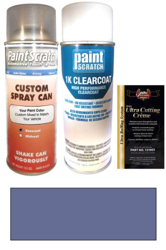 2014 Chevrolet Equinox Atlantis Blue Metallic WA106V/GWY Touch Up Paint Spray Can Kit - Original Factory OEM Automotive Paint - Color Match Guaranteed Touchup Paint PaintScratch Automotive Touch Up Paint 8701s-2516-spu