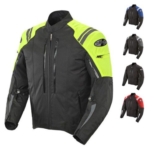 Joe Rocket Atomic 4.0 Waterproof Jacket 5XL Black Helmets Joe Rocket JoeRocketAtomic4Jacket-5XL-Black