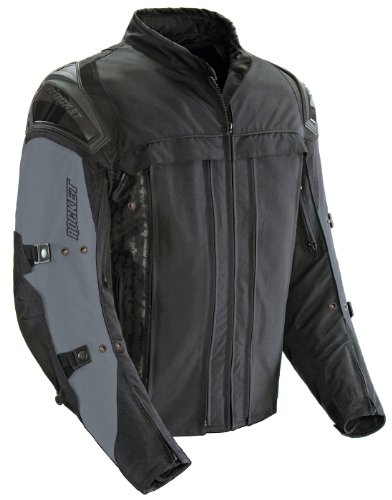 Joe Rocket Rasp 2.0 Men's Motorcycle Riding Jacket (Gun Metal/Black, Medium) Helmets Joe Rocket 1252-1603