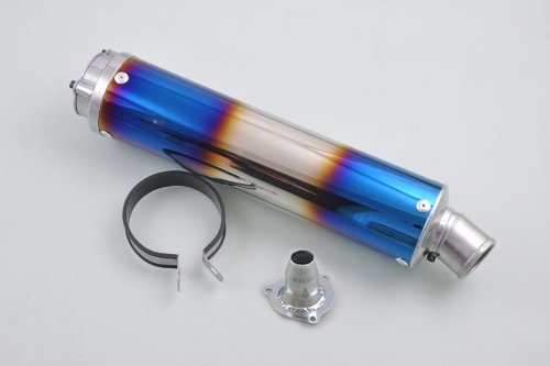 Universal Motorcycle Race Exhaust Pipe Can For Honda Kawasaki Honda 250cc Pipes Wotefusi PA152*