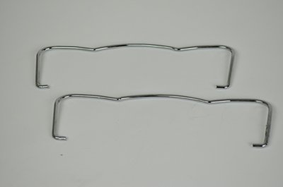 CHROME BALES FOR P/N: 16-9467, dune buggy vw baja bug Valve Covers Empi 16-9468-0