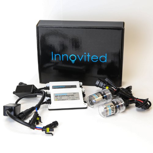 Innovited AC 55W HID Xenon Conversion Kit With Slim ballast - H10 9145 9140 - Green - 2 Bulbs & 2 Ballasts Electrical Innovited Int55W_W141