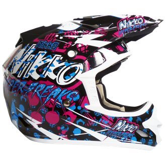 Helmets Nikko MotoRacing NMR-719-02-HYF-WHT-S