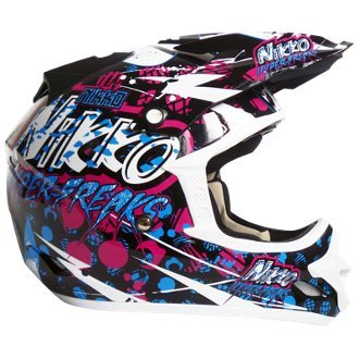 Helmets Nikko MotoRacing NMR-719-02-HYF-WHT-XXL