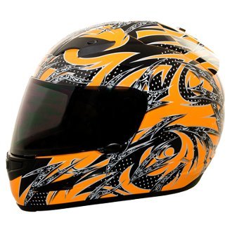 Helmets Nikko MotoRacing NMR-916-02-VTX-ORG-M