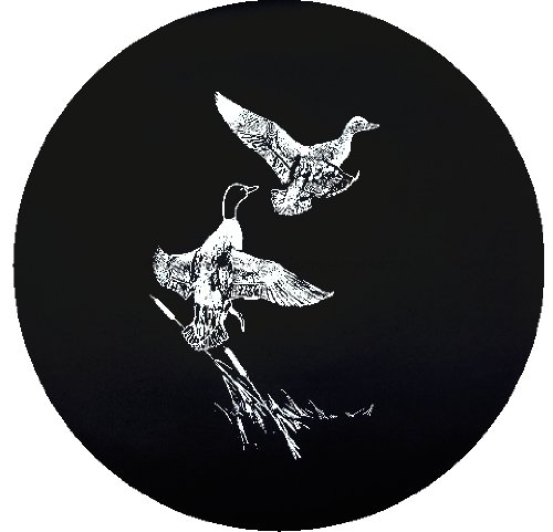 CustomGrafixTireCoversTM Ducks in Flight Tire Cover with Security Grommet and Lockable Cable Tire Covers CustomGrafixTireCovers A-F41 29