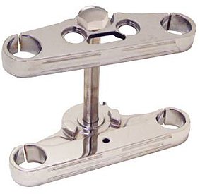 Triple tree, 49mm fxdwg 06/later ball milled rpls hd#46700-06, 46386-06-by-V-FACTOR Brackets V-Factor 36253