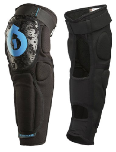 SixSixOne Rage Knee/Shin Guard (Black, Medium) Knee & Shin Protection SixSixOne 6889-05-052