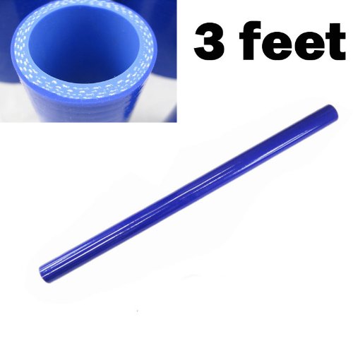 YJ Racing blue 0.6 5/8 3 Feet Racing Silicone Hose Coupler Turbo Intercooler 4-Ply 16mm Hoses & Hose Clamps YJ RACING T17910-16-BU