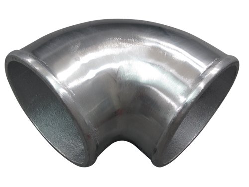 3.5 Inch Cast Aluminum Elbow 90 Degree Pipe Polished Finishing Piping & Piping Kits CXRacing 10611002505