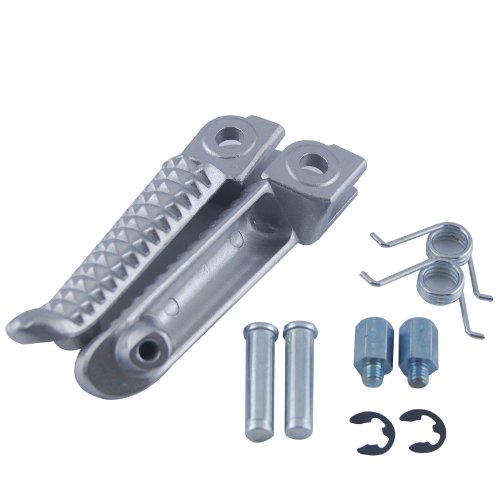 2x Front Foot Peg Rest Pedals Custom Aluminium Left Right Footpegs for Yamaha YZF R1 2002-2011 Foot Pegs THG MOFPYMA-1