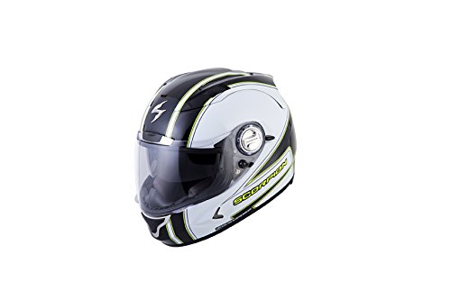 Scorpion Sixty Six EXO-1100 Street Motorcycle Helmet - Black Neon / Large Helmets Scorpion 110-5055