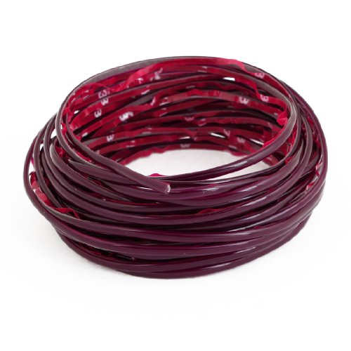 10M x 4mm Purple Flexible Plastic Moulding Trim Strip for Auto Car Wiper De-Icing Strips Amico Amico