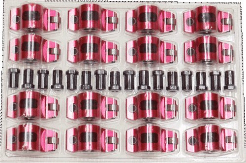 SBC Small Block Chevy 1.6 3/8 Aluminum Roller Rockers with Poly Locks Rocker Arms White Racing Engines WPM-RA-013