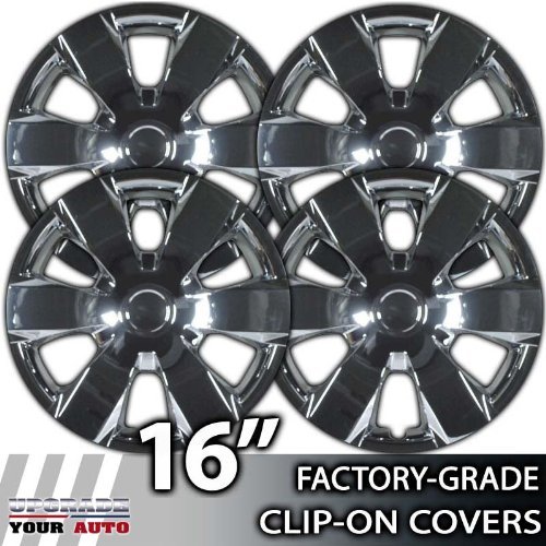 2007-2008 Toyota Camry 16 Inch Chrome Clip-On Hubcap Covers Accessories Upgrade Your Auto 10113