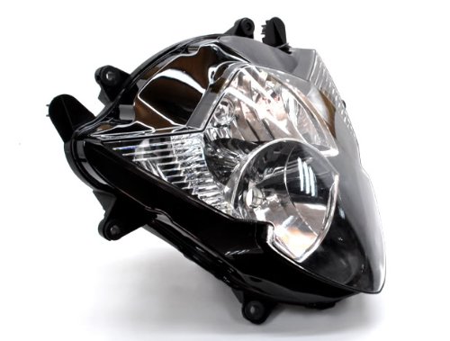 Clear Motorcycle Headlight Lamp Headlamp Assembly Fit For Suzuki 05-06 GSXR1000 GSX-R1000 K5 08-09 GSX650F 10-12 GSX1250FA Headlight Bulbs GAO GAO-MTH13-03-S005