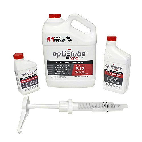 Opti-Lube XPD Formula Diesel Fuel Additive: 1 Gallon with Accessories (Extra Empty Bottles and Hand Pump) Diesel Additives Opti-Lube OPT-XPD1