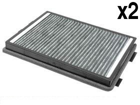 BMW e39 Cabin Air Filter Activated Charcoal L+R (x2 filters) Air Filters AIRMATIC BMW_641100081387661760