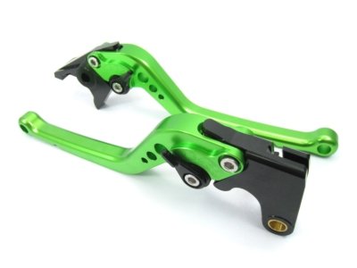 HQ Clutch Brake Levers LSK Kiwi Green for Kawasaki ZX6R 07 08 09 10 11 12 13 Forward Controls Moto-777 LI-LEV-STD-REG-BK-KWG-ZX6R-F88K828