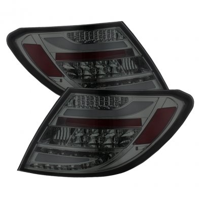 Spyder Auto 111-MBZC11-LED-SM Mercedes Benz W204 C-Class 11-12 LED Tail Lights - Smoke Tail Lights Spyder Auto 111-MBZC11-LED-SM