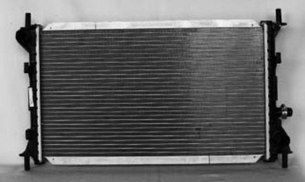 NEW RADIATOR ASSEMBLY FORD 00-04 FOCUS 2.0L 2.3L L4 1989CC 121 140 CID FD37075A 2973 YS4Z8005BB FO3010112 9140 CU2296 Radiators Rareelectrical 2296RAD