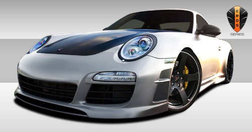 2009-2011 Porsche 997 C4 C4S Turbo Eros Version 2 Body Kit - 9 Piece - Includes Eros Version 2 Front Bumper Cover (107716) Eros Version 2 Side Skirts Rocker Panels (107717) Eros Version 2 Rear Bumper Cover (107718) Body Duraflex 107947