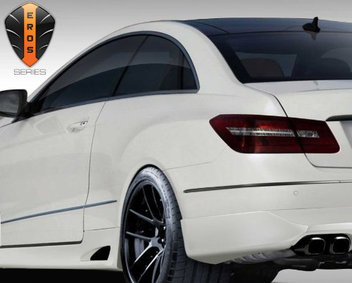 2010-2012 Mercedes Benz E Class C207 2DR Eros Version 1 Rear Add On Bumper Extensions - 2 Piece Bumpers Duraflex 108997