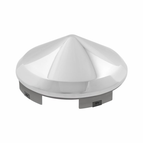 Grand General 10750 Chrome Universal Front Cone Hub Cap with 1 Lip and 6 Notches Hubcaps Grand General 10750