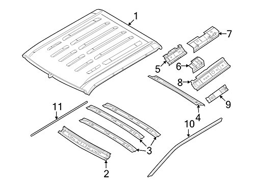 Weather Stripping Ford 9C3Z-2651223-A