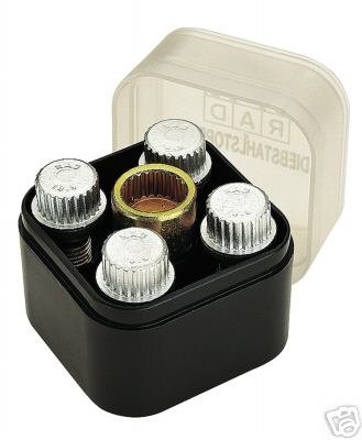 22-2280-B RAD German Wheel locks 14mmx1.5 ball seat 36mm shank Wheel Locks CSP 22-2280-B