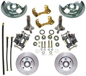 Front Disc Brake Conversion Kit - 64-72 A Body, 67-69 F-Body, 68-74 X-Body Brake Kits Restoration Performance DBK6472