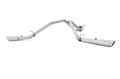 MBRP S5082409 3 T409 Stainless Steel Dual Split Side Exit Cat Back Exhaust System Exhaust & Emissions Mbrp S5082409