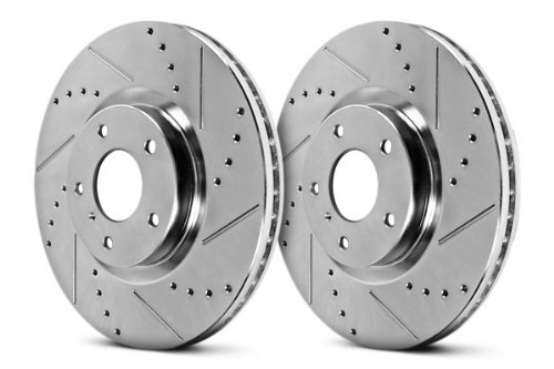 Power Stop (AR8754XPR) Drilled and Slotted Rotor Brake Kits Power Stop AR8754XPR