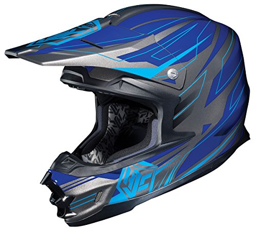 HJC FG-X Talon Silver Printed Interior MC-2 Motocross Helmet - X-Large Helmets HJC Helmets 336-925