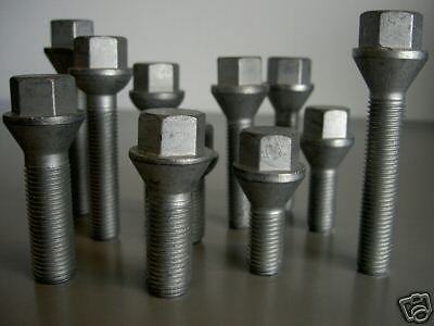 20-4212-C RAD German wheel LUG BOLT M14x1.5 23mm shank cone seat Lug Nuts CSP 20-4212-C