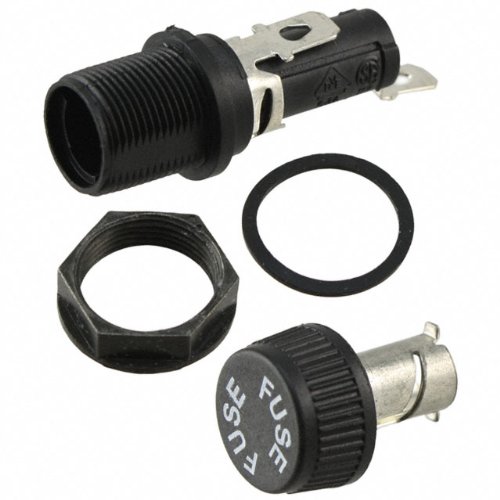 BUSSMANN BK-HTB-62I-R (HTB-62I) Cartridge Fuse Holder - Quick Connect. Front Hex Nut. For 6x30mm (1/4 in x 1-1/4 in) Fuses. In-Line Panel Mount Categories Bussmann BUSSMANN BK-HTB-62I-R