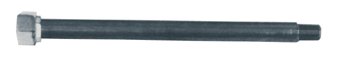 Chrome Plated 10 <font size=1><sup>13</sup>/<sub>16</sub></font> long Rear Disc Brake Axle with Chrome Plated head<br>Oversize length fits rigid frames<br>Use with <b>56433</b> spacer-by-Paughco Axle Paughco 56226