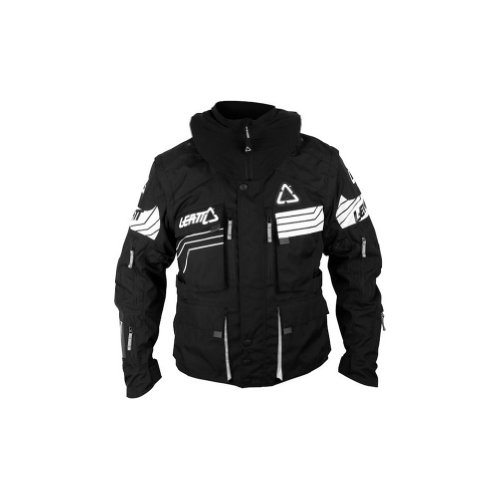 Leatt GPX W.E.C Men's MX/Off-Road/Dirt Bike Motorcycle Jacket - Black/Black/White / X-Large Jackets & Vests Leatt Brace 5014200004