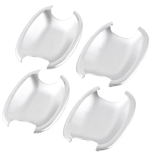 Chrome Plated ABS Door Handle Bowl Cover Assembly for Bora 4 Pcs Accessories Amico Amico
