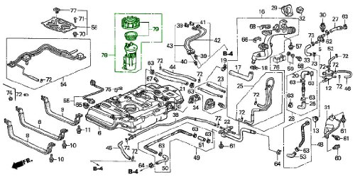 Electric Fuel Pumps Honda 17045-S0X-A32
