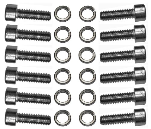 5.3 6.0 LQ9 LS1 LS6 LS2 LS3 Header Exhaust Manifold Bolts, Stainless Steel Header Bolts Nook And Tranny LLC KIT:NAT-HU1506