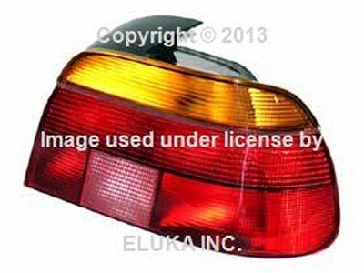 BMW Genuine Taillight with Yellow Turn Signal Rear Right for 528i 540i 540iP Tail Light Assemblies BMW BMW8363560