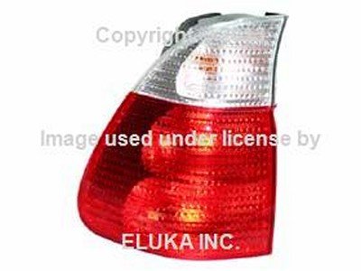 BMW Genuine Taillight with White Turn Signal - Fender Rear Left for X5 3.0i X5 4.4i X5 4.6is Tail Light Assemblies BMW BMW7158393